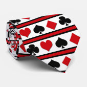 Vier kaartpakken stropdas (Opgerold)