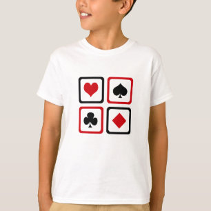Vier kaartpakken t-shirt