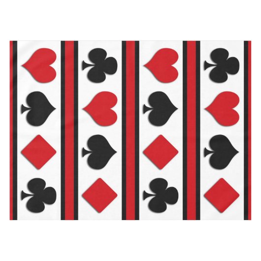 Vier kaartpakken tafelkleed (Voorkant (Horizontaal))