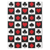 Vier kaartpakken tafelkleed (Voorkant)