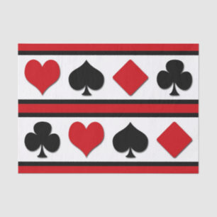 Vier kaartpakken tissuepapier