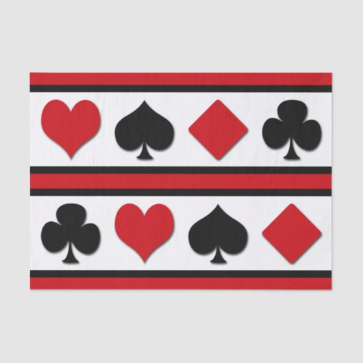 Vier kaartpakken tissuepapier (Voorkant)