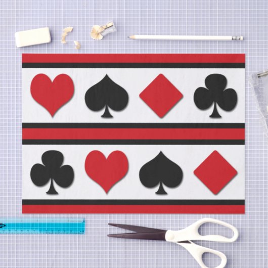 Vier kaartpakken tissuepapier (Craft)