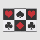 Vier kaartpakken tissuepapier (Voorkant)