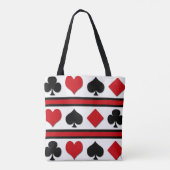 Vier kaartpakken tote bag (Achterkant)