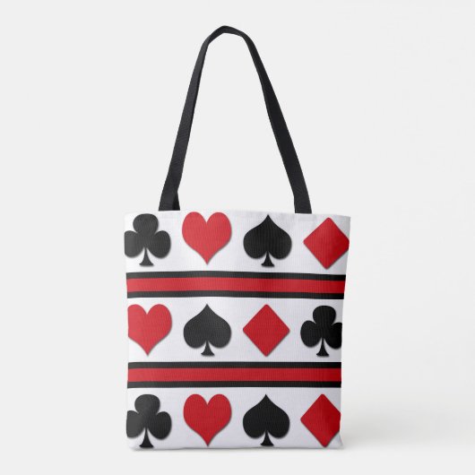 Vier kaartpakken tote bag (Achterkant)