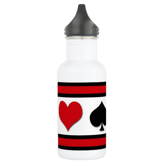Vier kaartpakken waterfles (Links)