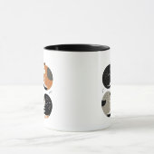 Vier katten slapen in een cirkel - Spinnend rituee Mok (Midden)