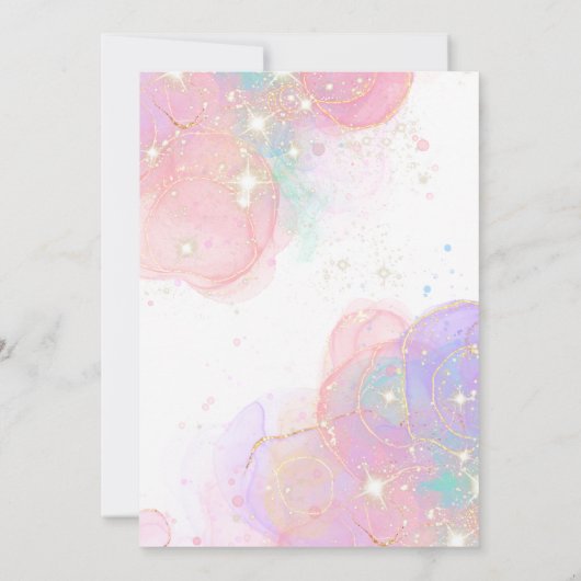 Vier keer een prinses 4e verjaardag kaart (Achterkant)