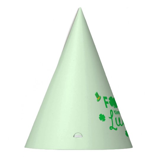 Vier keer gelukkige 4e verjaardag feesthoedjes (Links)