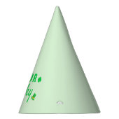 Vier keer gelukkige 4e verjaardag feesthoedjes (Rechts)