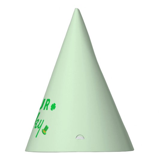 Vier keer gelukkige 4e verjaardag feesthoedjes (Rechts)