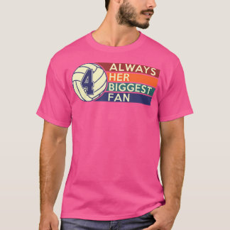 Vier keer haar grootste volleybalmuis t-shirt