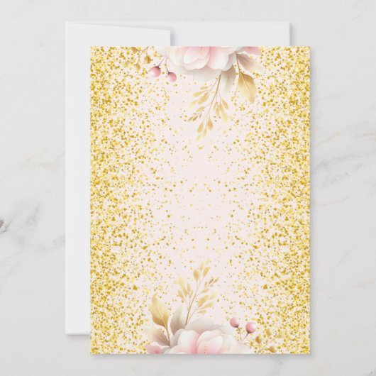 Vier keer prinses Carriage Princess 4e verjaardag Kaart (Achterkant)