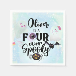 Vier keer spookachtig servet