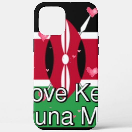 🇰🇪 Vier Kenia met onze iPhone-hoesjes en Hoesje (Achterkant)
