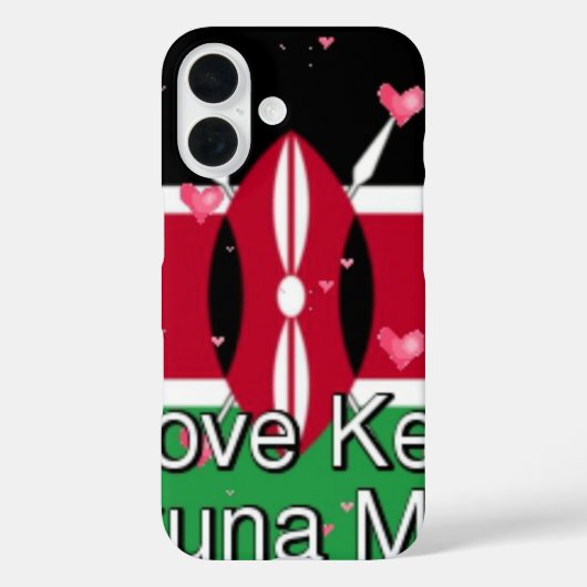 🇰🇪 Vier Kenia met onze iPhone-hoesjes en Hoesje (Achterkant)