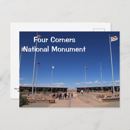 Vier kernen Nationaal Monument Briefkaart (Voorkant / Achterkant)