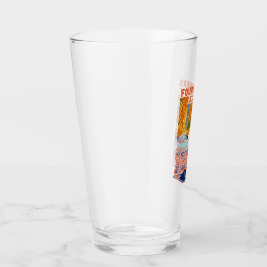 Vier kernen Nationaal Monument met nationale parke Glas (Rechts)