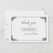 Vier kernen nemen mee bedankkaart (Voorkant)