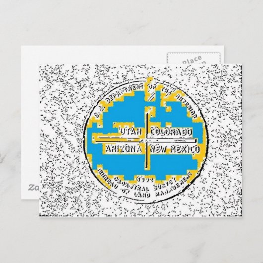 Vier kernen Vier Staten Briefkaart (Voorkant / Achterkant)