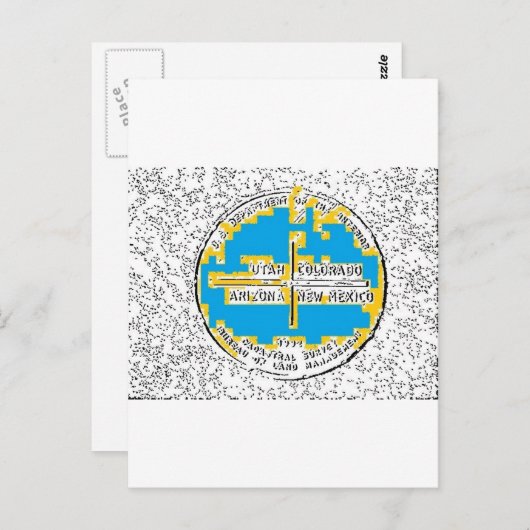 Vier kernen Vier Staten Briefkaart (Voorkant / Achterkant)