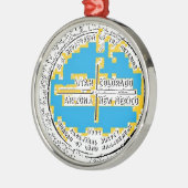 Vier kernen Vier Staten Metalen Ornament (Links)
