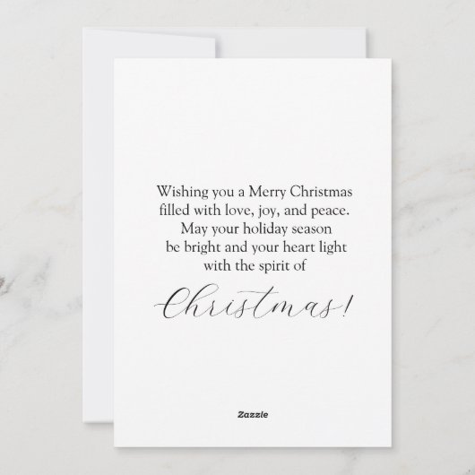 Vier kerstkatten feestdagenkaart (Achterkant)