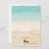 Vier Kerstmis Florida stijl vakantie feest Kaart (Achterkant)