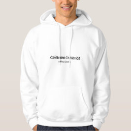 Vier Kerstmis met een glimlach T-shirt hoodie