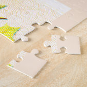 Vier kerstrobins legpuzzel (Zijkant)