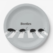 Vier kevers lopen over een kruising in Londen... Papieren Bordje (Voorkant)