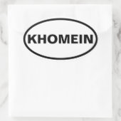VIER Khomein Ovale Sticker (Tas)