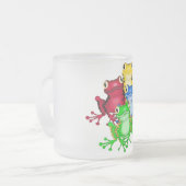 Vier kikkert-shirts en cadeautjes matglas koffiemok (Voorkant links)