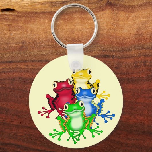 Vier kikkert-shirts en cadeautjes sleutelhanger (Voorkant)