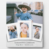 Vier Kinder fotocollage Plaque Fotoplaat (Voorkant)