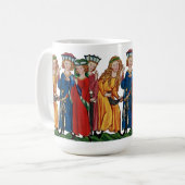 Vier Kings Cup Koffiemok (Voorkant links)