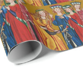 Vier Kings Kerstmis Cadeaupapier (Rol Hoek)