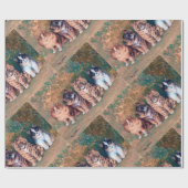 Vier Kittens, Louis Wain Cadeaupapier (Vlak)