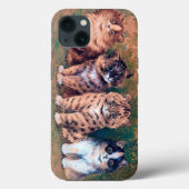 Vier Kittens, Louis Wain Case-Mate iPhone Case (Achterkant)