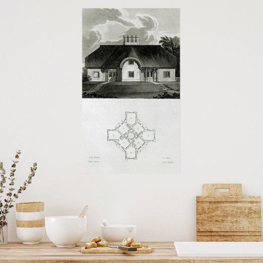 Vier Klanten, 1818 Poster (Keuken)