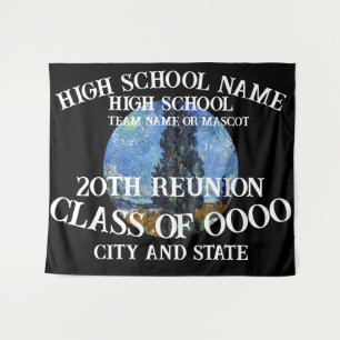 Vier Klassikaal Afstuderen Pensioen 2024 Cruisesch Wandkleed