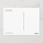 Vier klaver en ladybug - Goed Luck Briefkaart (Achterkant)