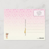 Vier kleine ballerinas in tutus briefkaart (Achterkant)