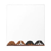 Vier kleine cavaliers notitieblok (Voorkant)