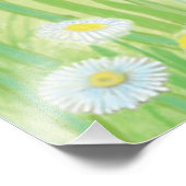 Vier kleine egel in de Meadow Foto Afdruk (Hoek)