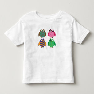 Vier kleine Owls Toddler T Shirt