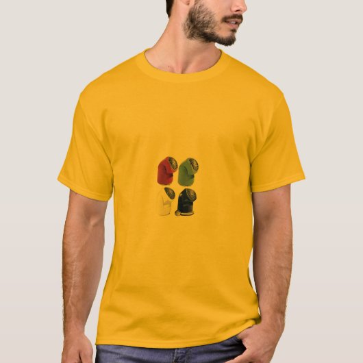 Vier kleine ventilatoren t-shirt (Voorkant)
