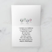 Vier kleine vogels kaart (Binnen)