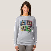 Vier kleuren-Cockatiel T-shirt (Voorkant volledig)